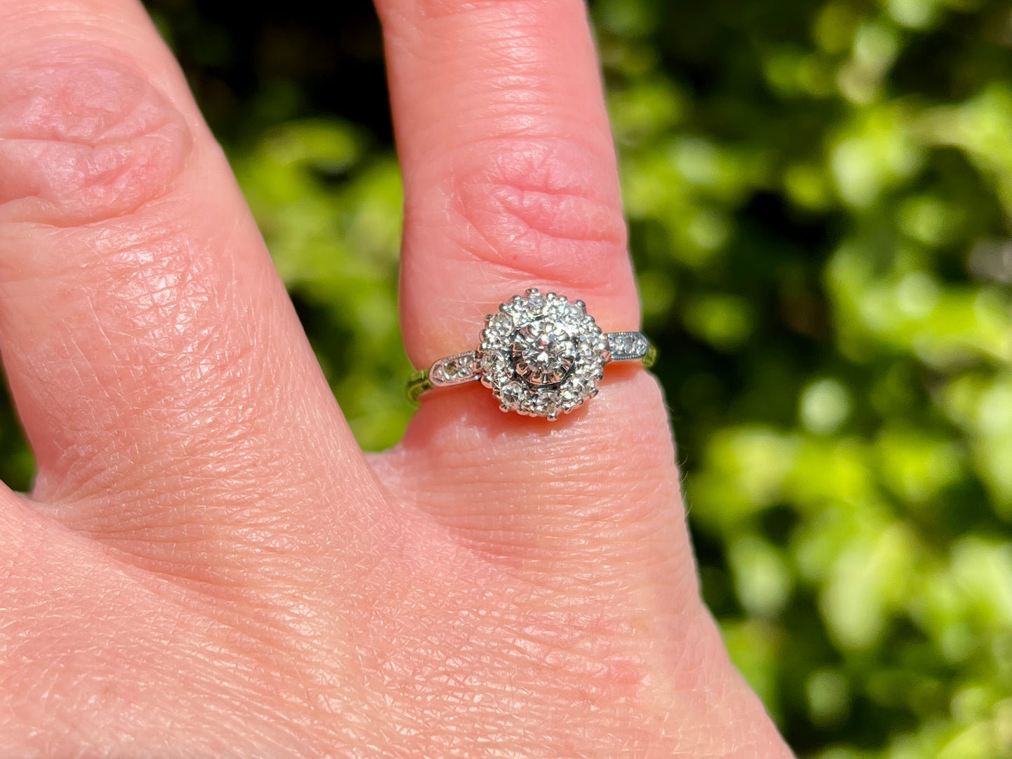 Vintage 18ct Gold Diamond Ring