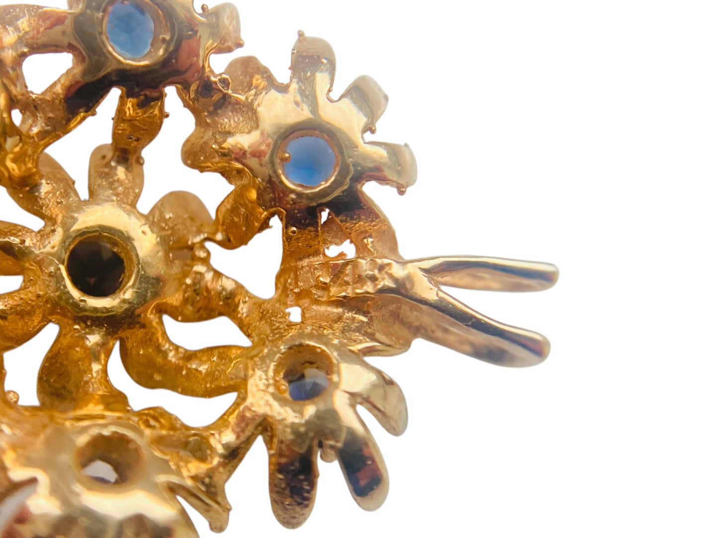 Vintage 14ct Gold Sapphire Pendant