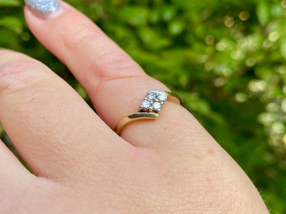 Vintage 9ct Gold Diamond Ring