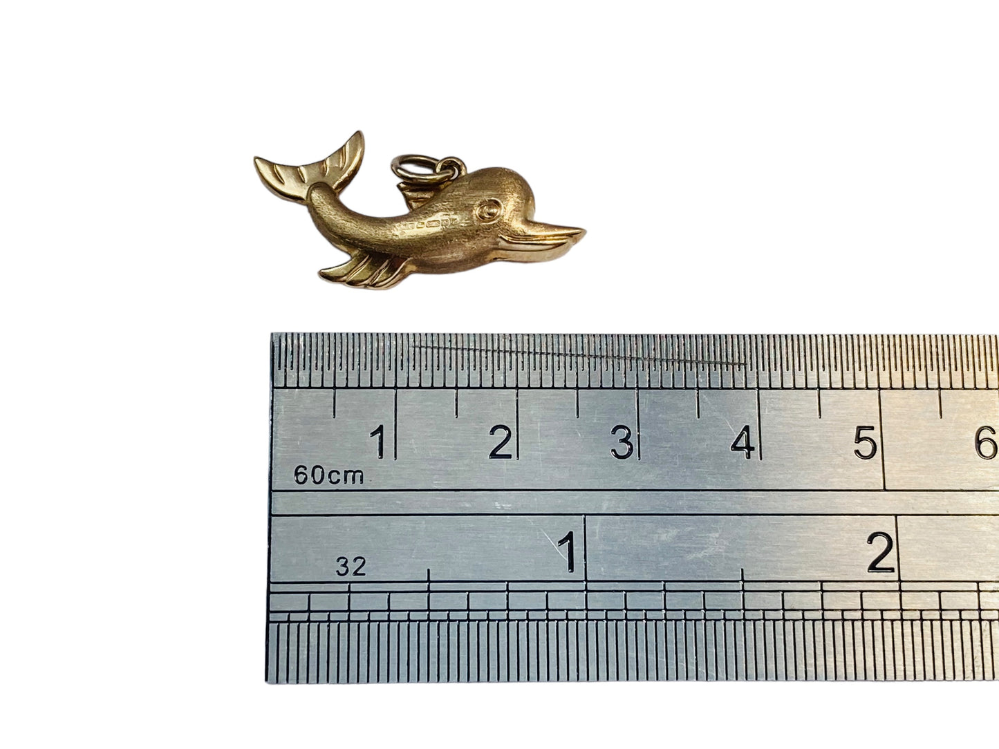 Vintage 9ct Gold Dolphin Charm or Pendant