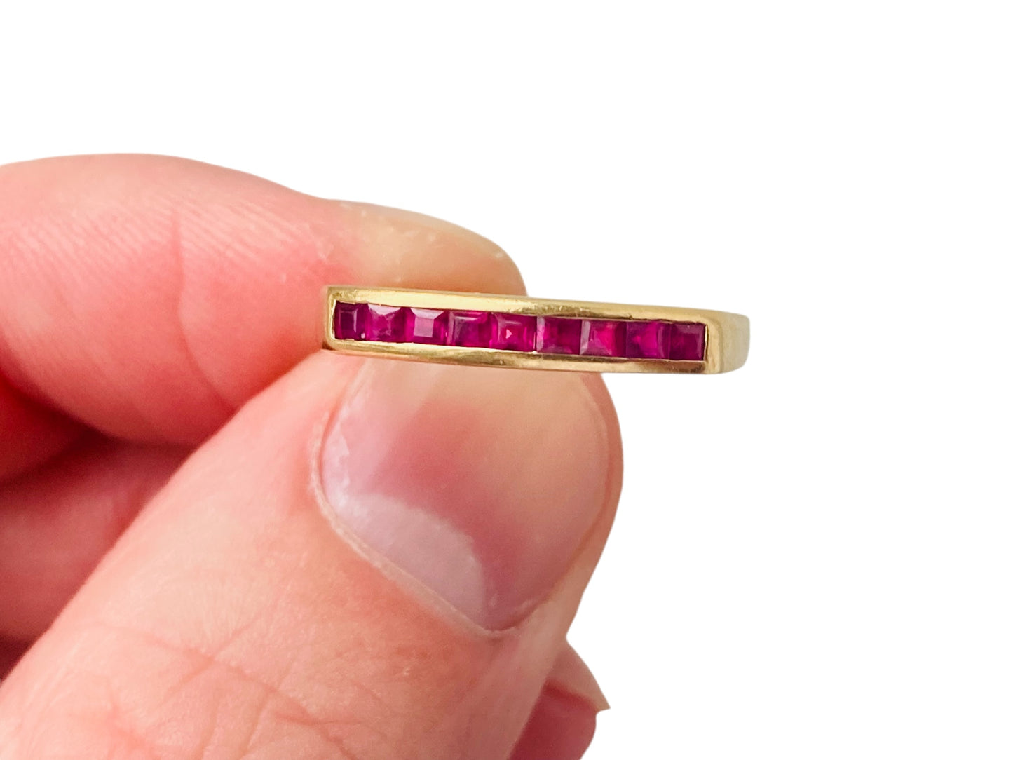 Vintage 18ct Gold Ruby Ring