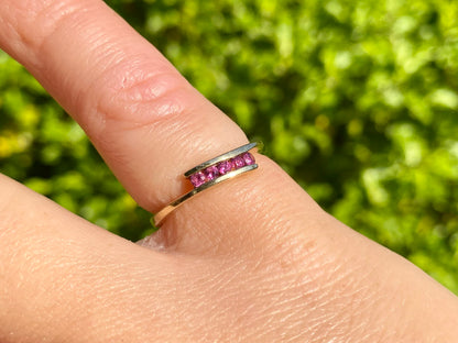 9ct Gold Pink Tourmaline Ring