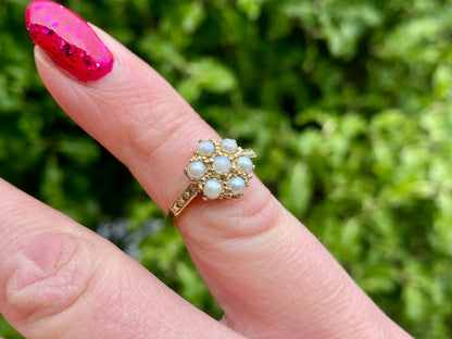 Vintage 9ct Gold Pearl Ring