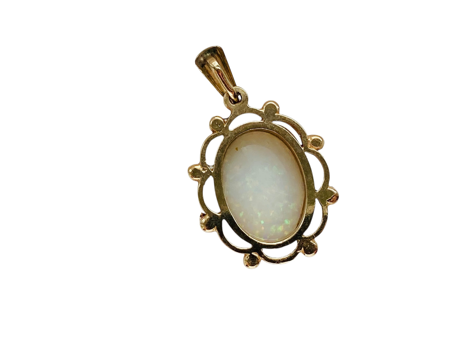 Vintage 9ct Gold Opal Pendant