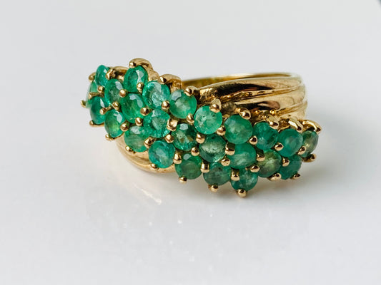 9ct Gold Emerald Ring