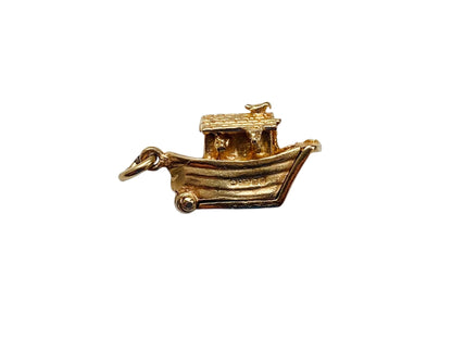 Vintage 9ct Gold Opening Noah's Ark Pendant