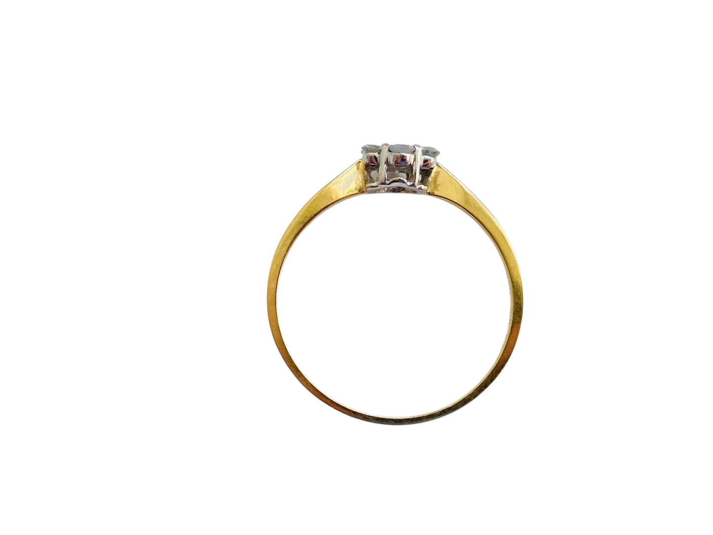 18ct Gold Diamond Daisy Ring
