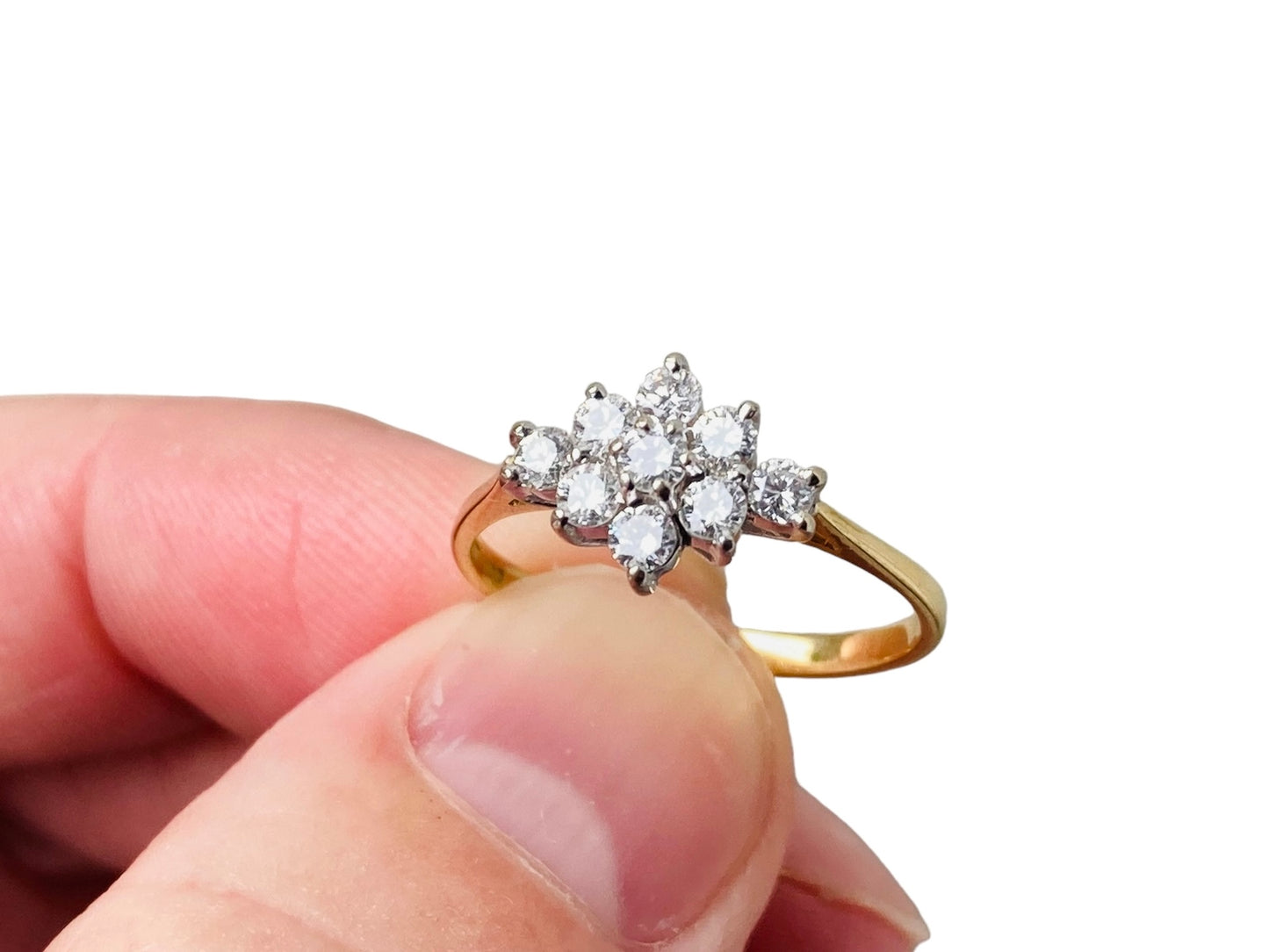 Vintage 18ct Gold Diamond Ring