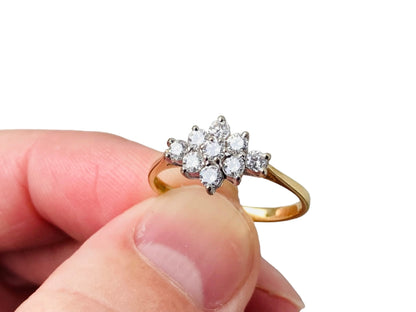 Vintage 18ct Gold Diamond Ring