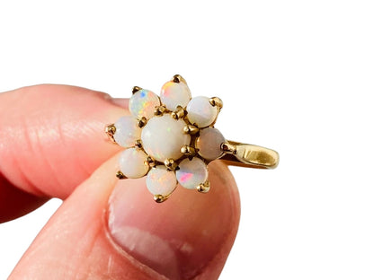 Vintage 9ct Gold Opal Ring
