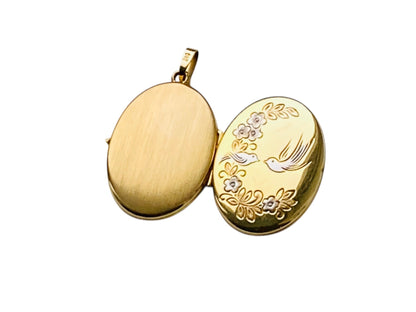 9ct Gold Locket Pendant