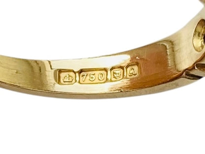 Vintage 18ct Gold Five-Stone Diamond Ring