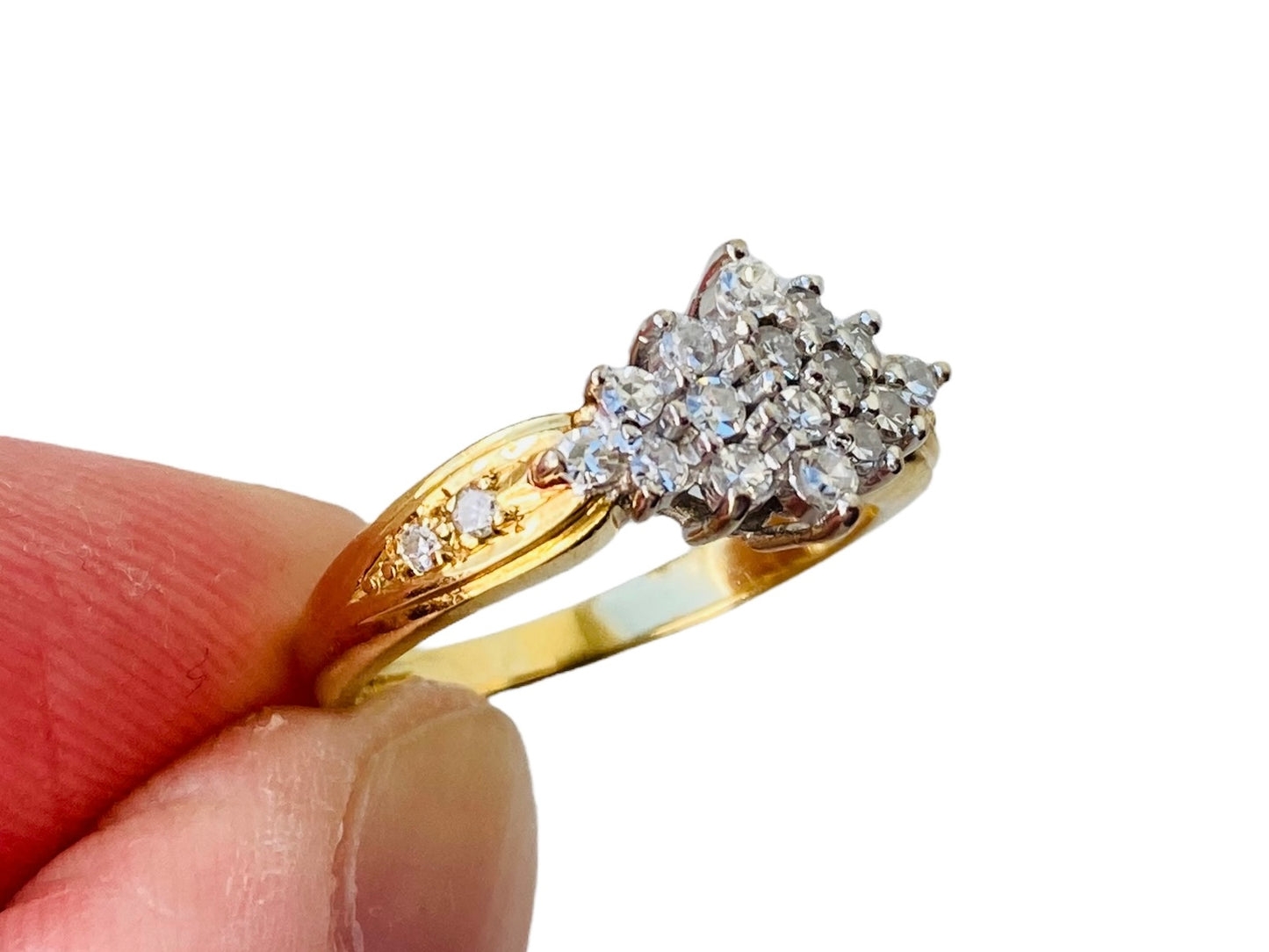 Vintage 18ct Gold Diamond Ring
