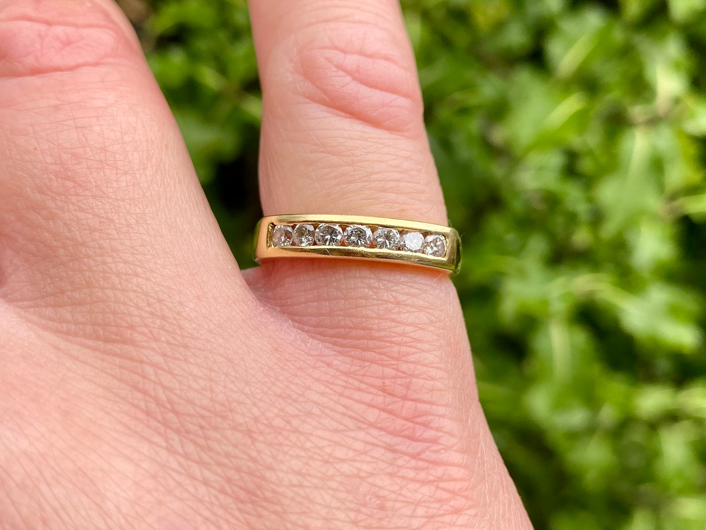 18ct Gold Seven-Stone 0.50ct Diamond Ring