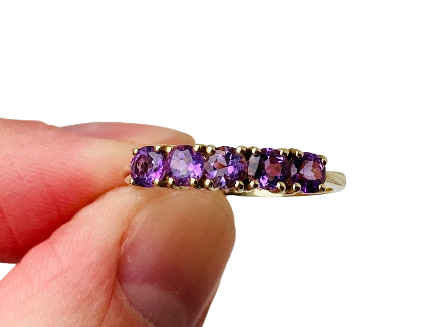 9ct Gold Amethyst Ring