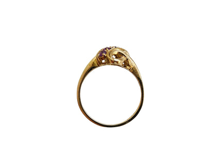 Vintage 9ct Gold Amethyst Ring