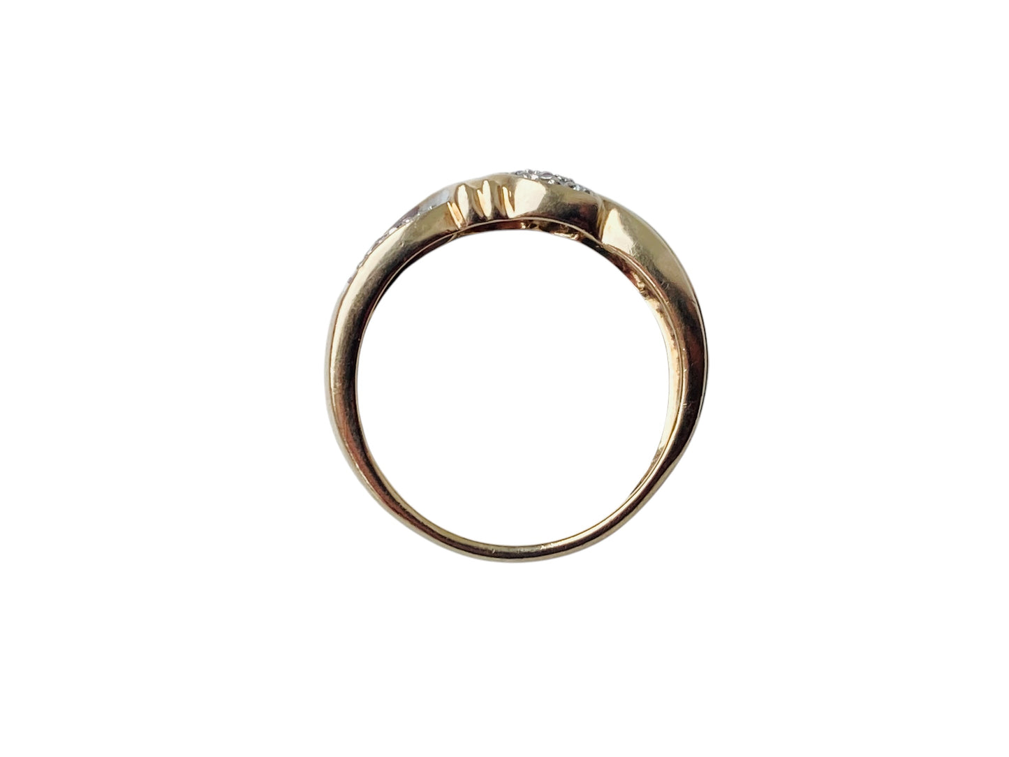 9ct Gold Diamond Band Ring