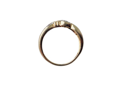 9ct Gold Diamond Band Ring