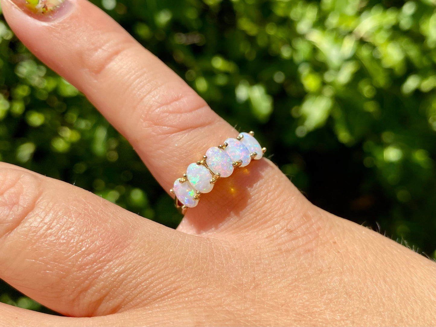 9ct Gold Opal Ring