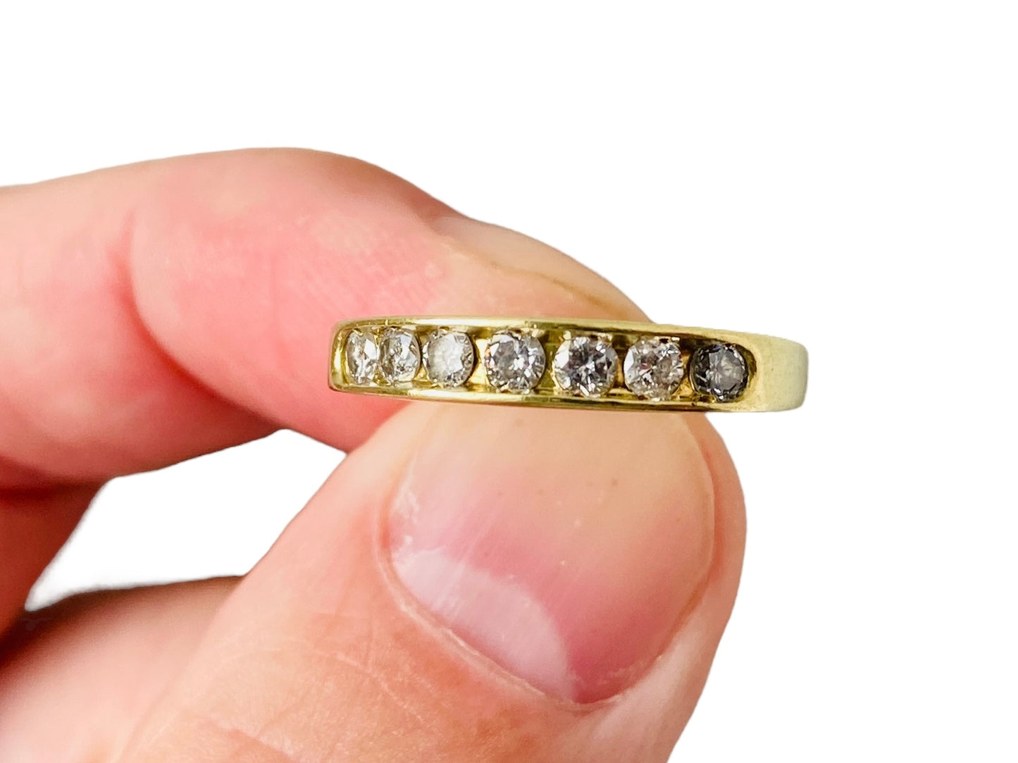 18ct Gold Seven-Stone Diamond Ring