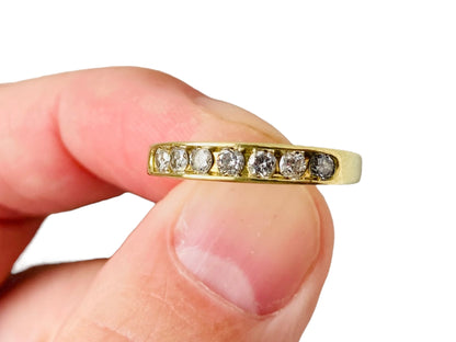 18ct Gold Seven-Stone Diamond Ring