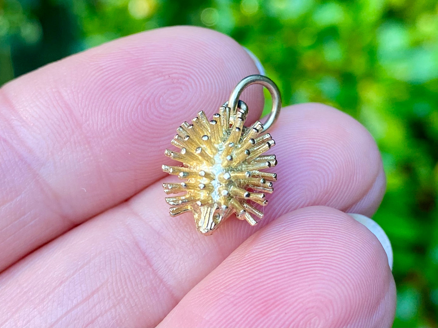 9ct Gold Hedgehog Pendant