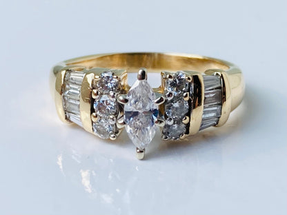 14ct Gold Diamond Ring