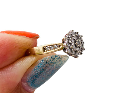 Vintage 9ct Gold Diamond Ring