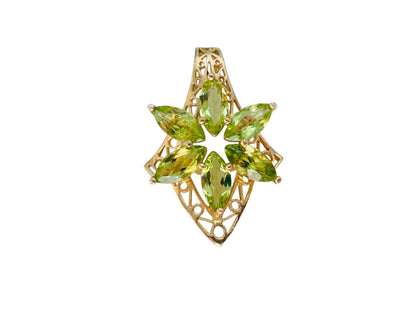 9ct Gold Peridot Pendant