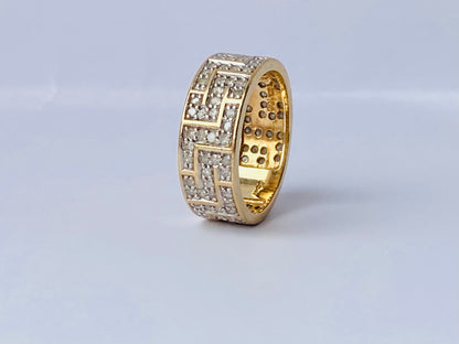 9ct Gold 1ct Diamond Band Ring