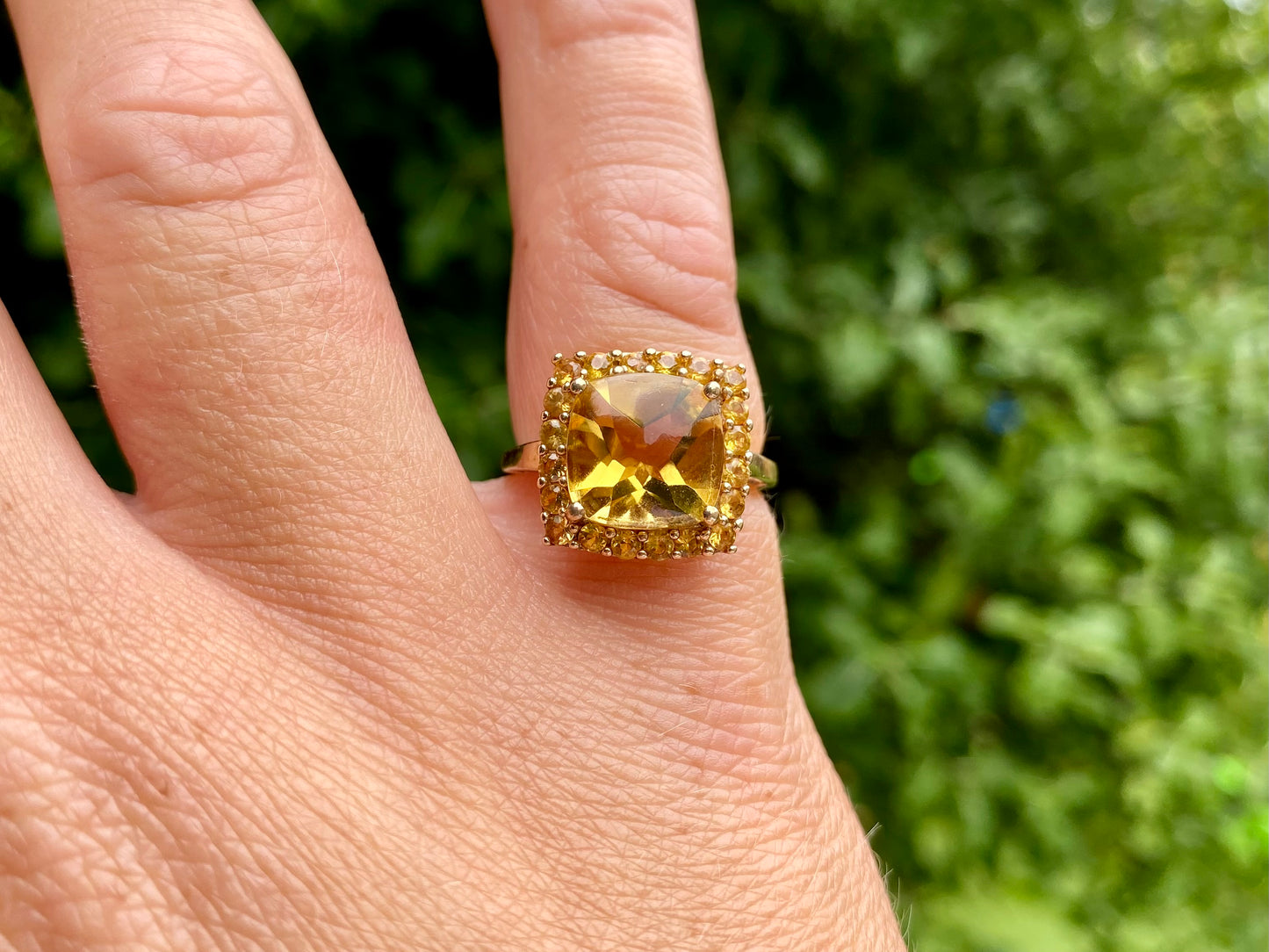 9ct Gold Citrine Ring
