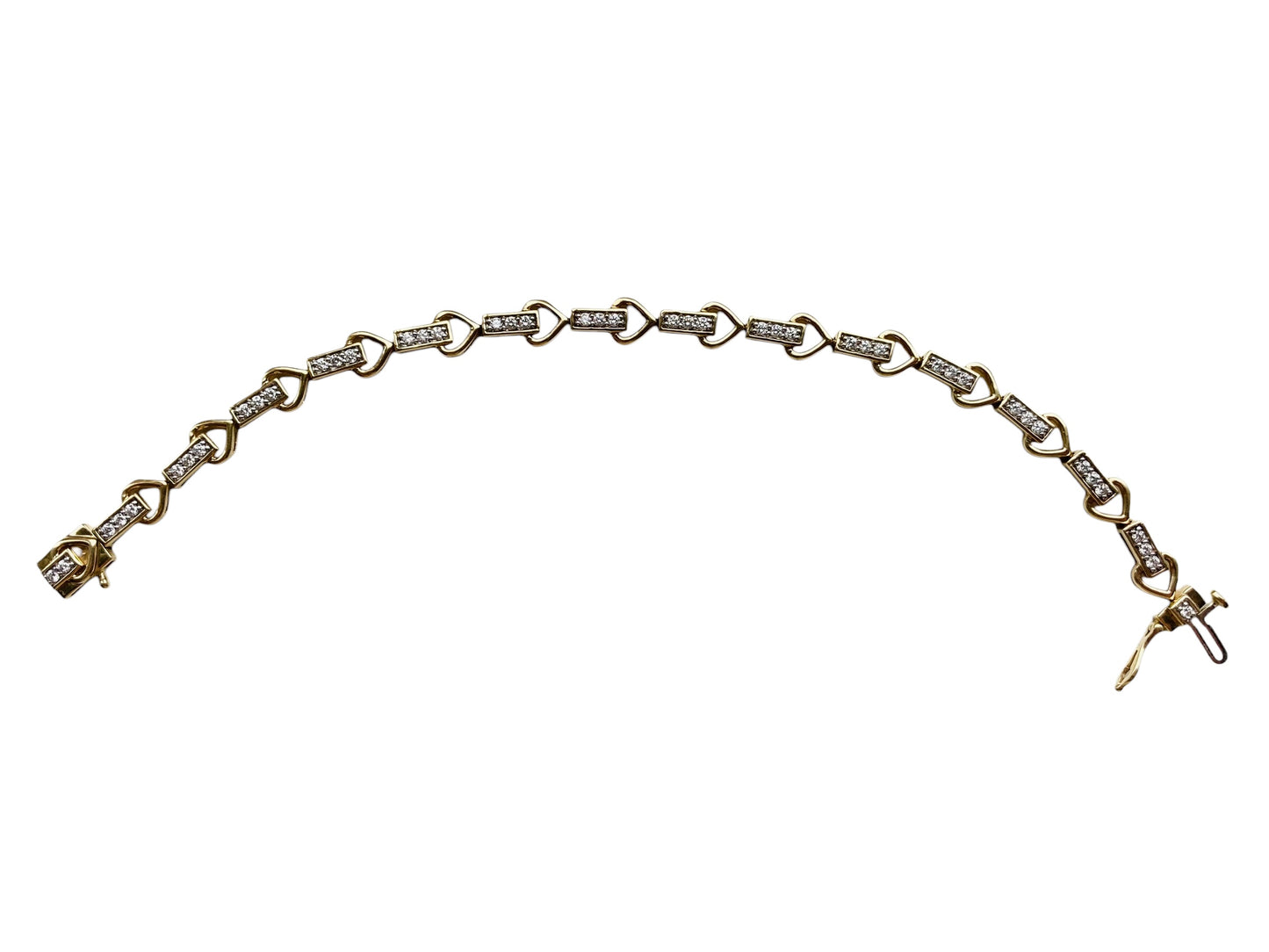 9ct Gold Diamond Bracelet