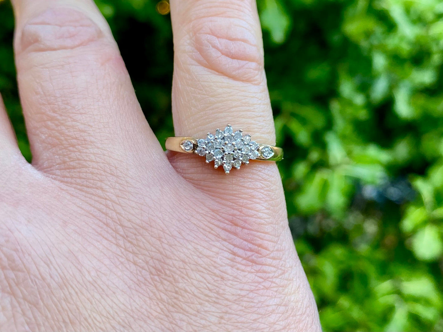 9ct Gold Diamond Ring