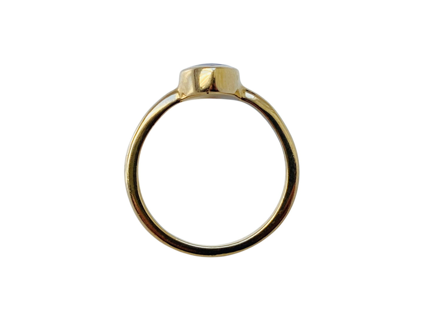 9ct Gold Blue John Ring