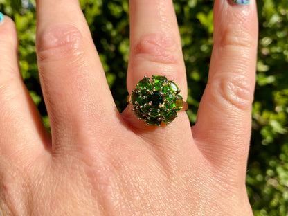 9ct Gold Diopside Ring
