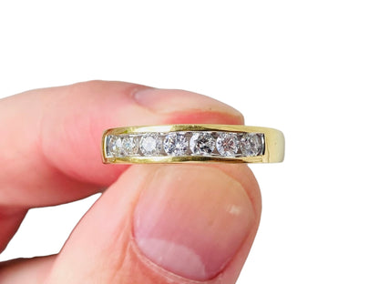 18ct Gold Seven-Stone 0.50ct Diamond Ring