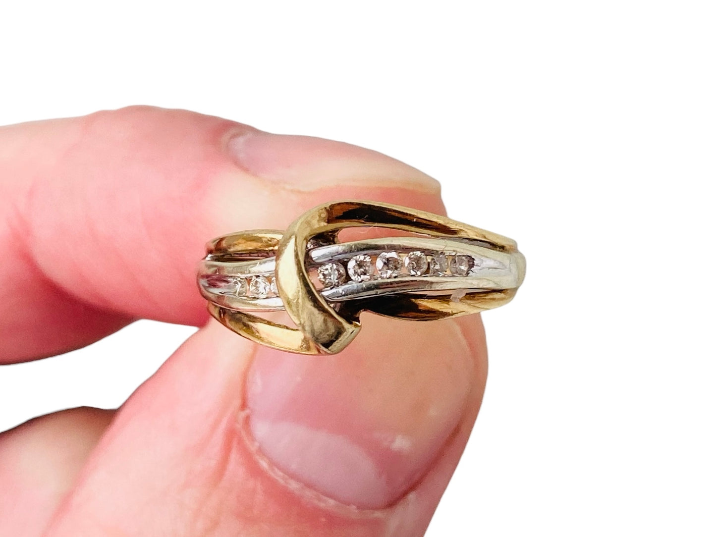 9ct Gold Diamond Ring