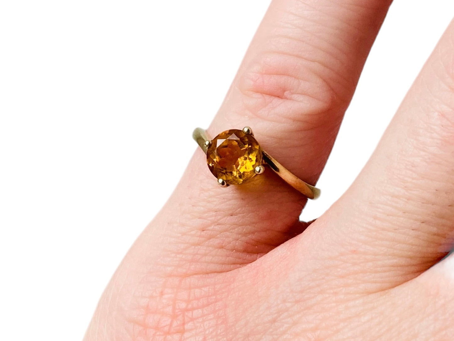 9ct Gold Citrine Ring