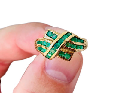 9ct Gold Emerald Ring