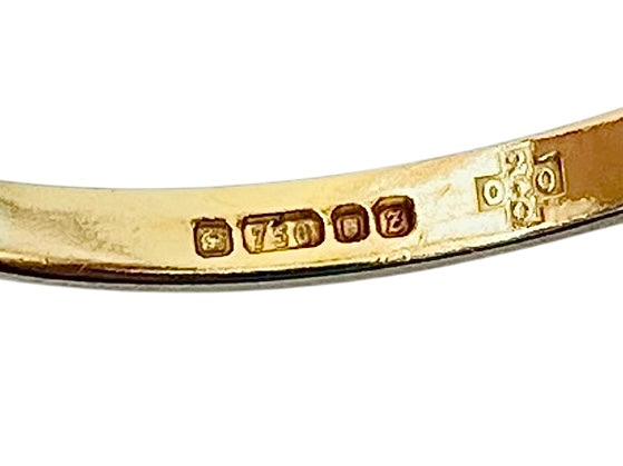 Vintage 18ct Gold Diamond Ring