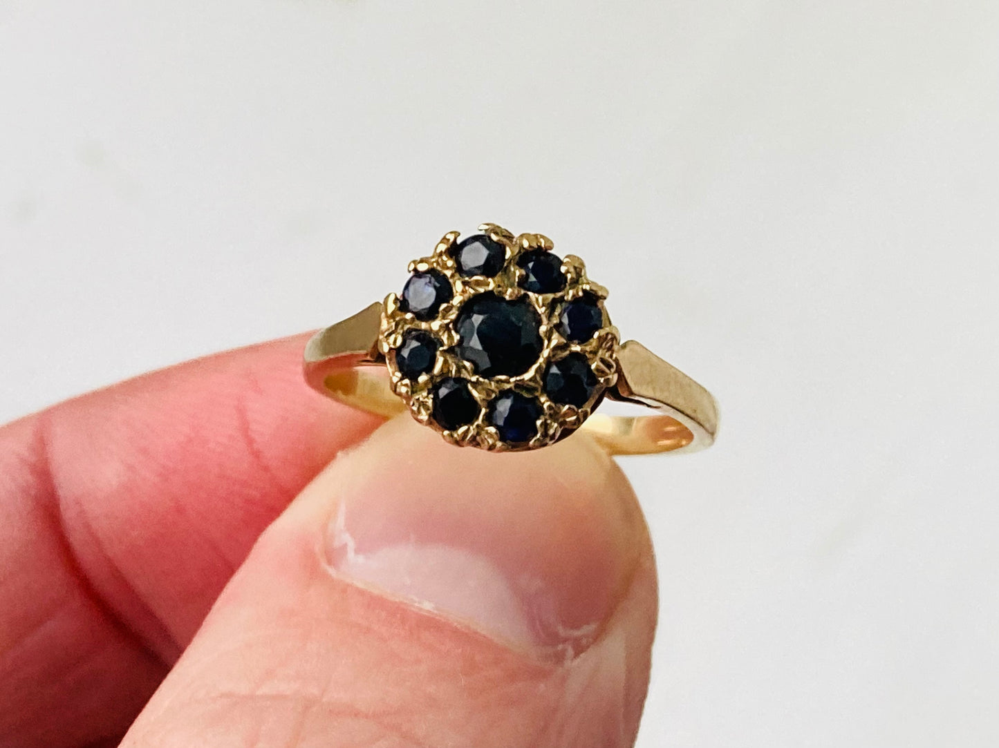 9ct Gold Sapphire Ring