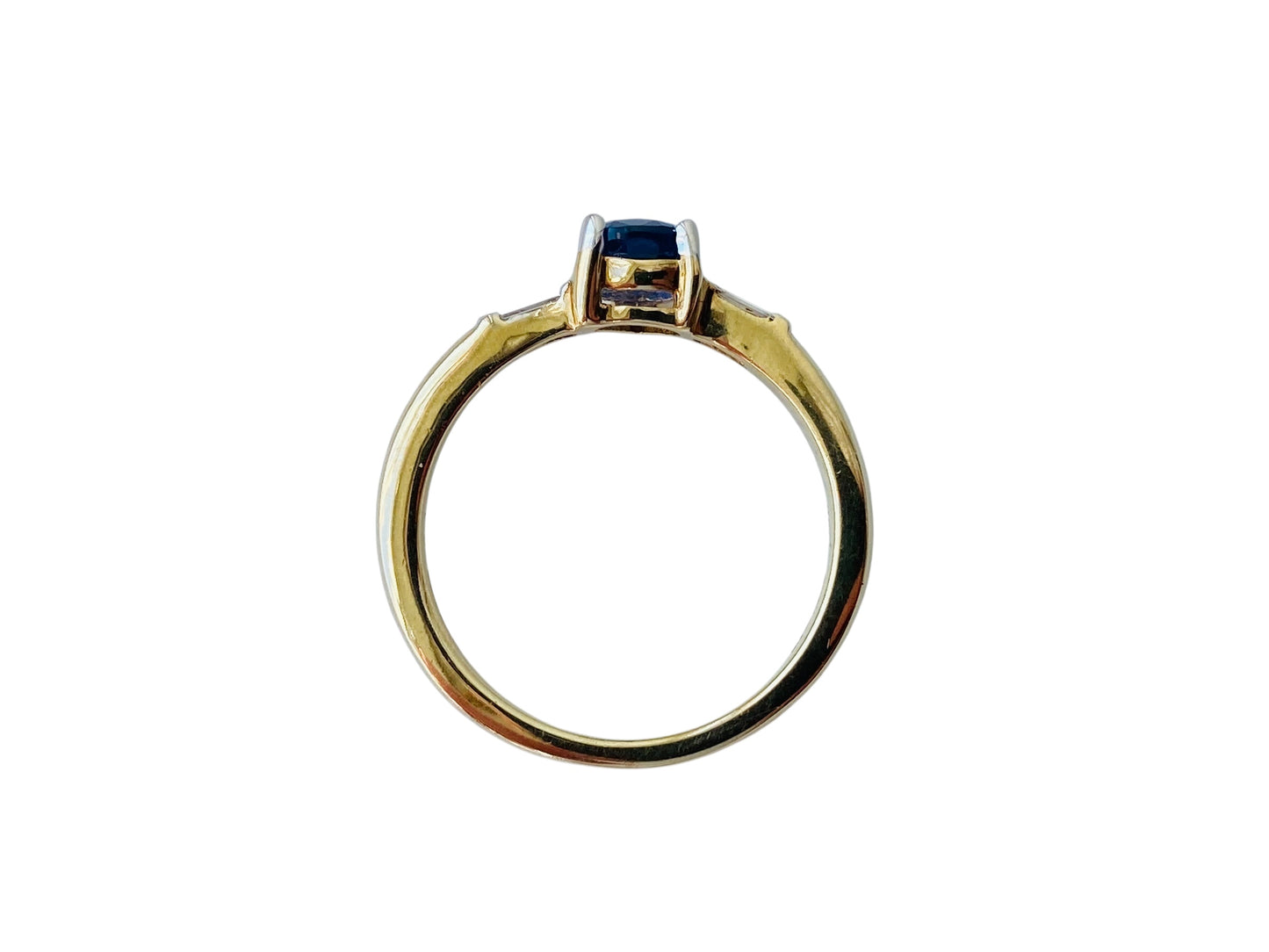 9ct Gold Sapphire & Diamond Ring