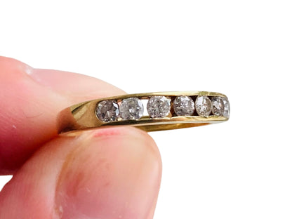 18ct Gold Seven-Stone 0.50ct Diamond Ring