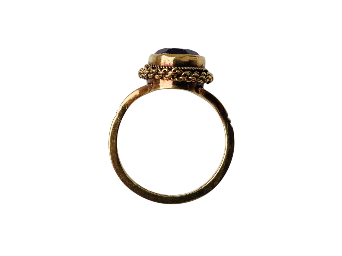 Vintage 9ct Gold Amethyst Ring
