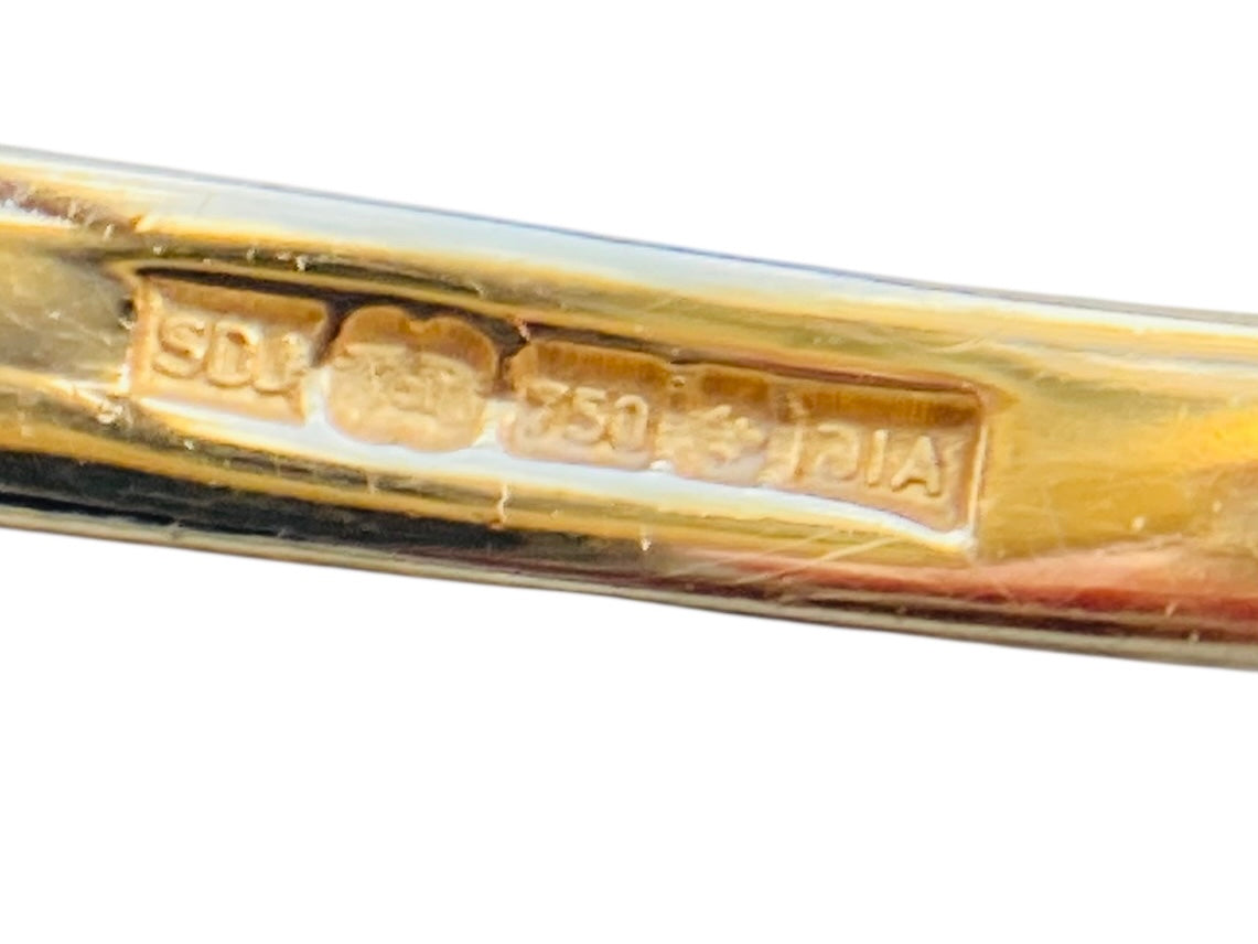 18ct Gold Three-Stone 0.59ct Diamond Ring