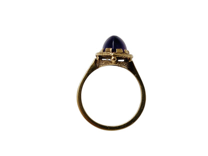 Vintage 9ct Gold Amethyst Ring