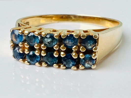 9ct Gold Sapphire Ring
