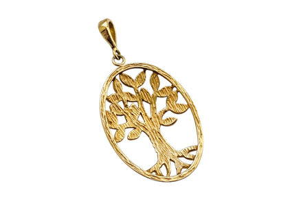 9ct Gold Tree Of Life Pendant