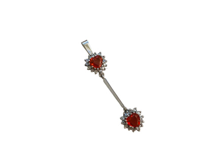 10ct Gold Fire Opal Pendant