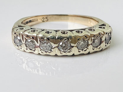 9ct Gold Diamond Ring